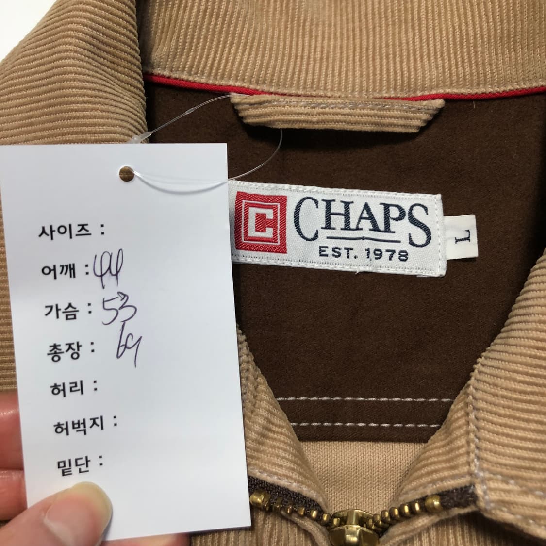 챕스 재팬 코듀로이 워크 자켓  상품이미지5