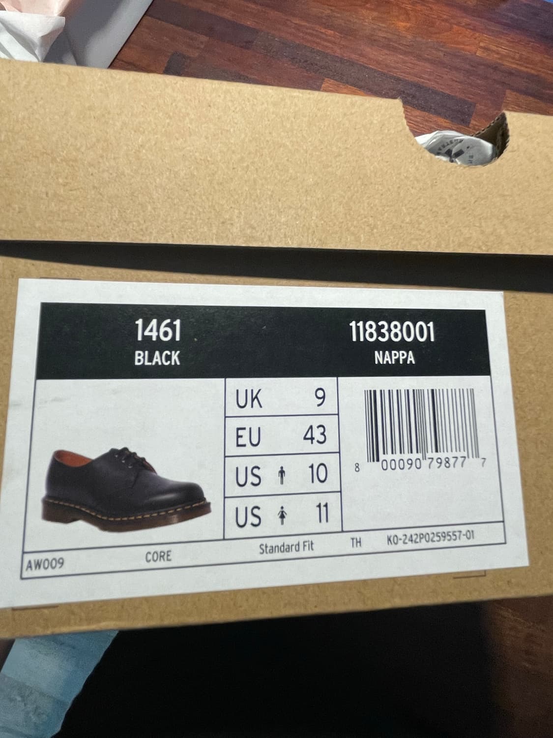 닥터마틴 1461 나파 블랙 280 상품이미지10