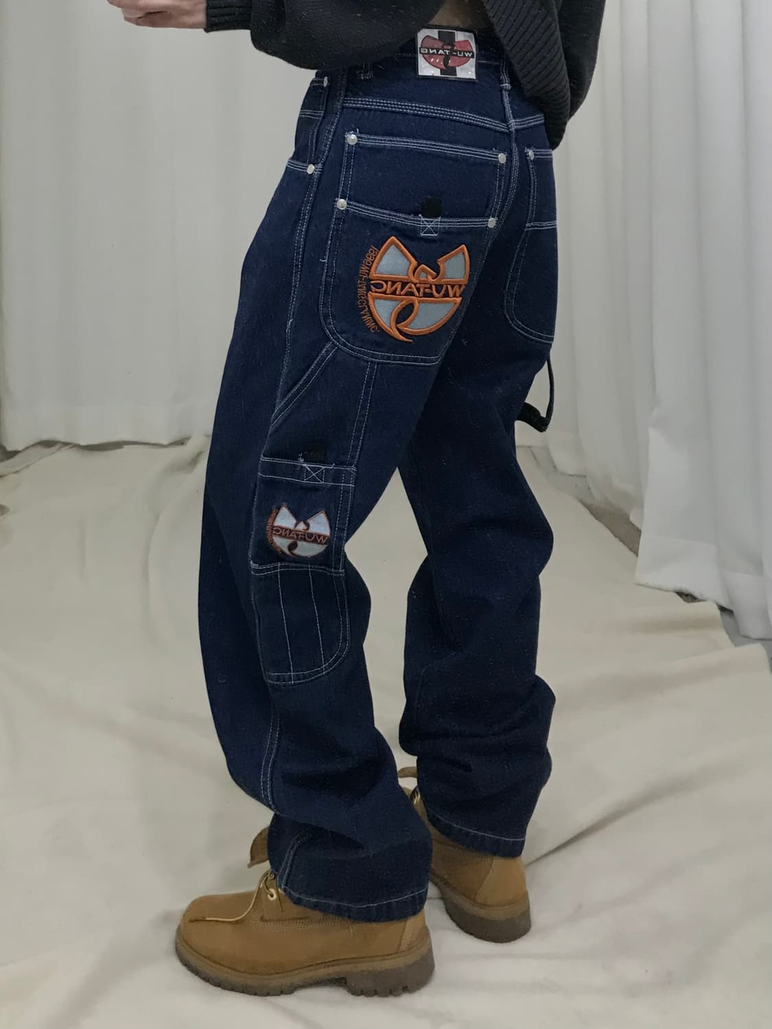 우탱 클랜 진청 데님 힙합 팬츠 상품이미지3