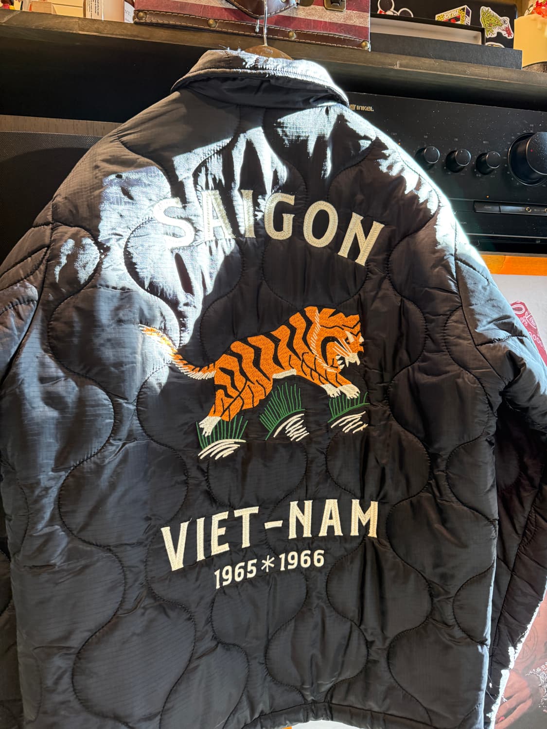 휴스턴 베트남 수베니어 퀼팅자켓 L(XL) 상품이미지4