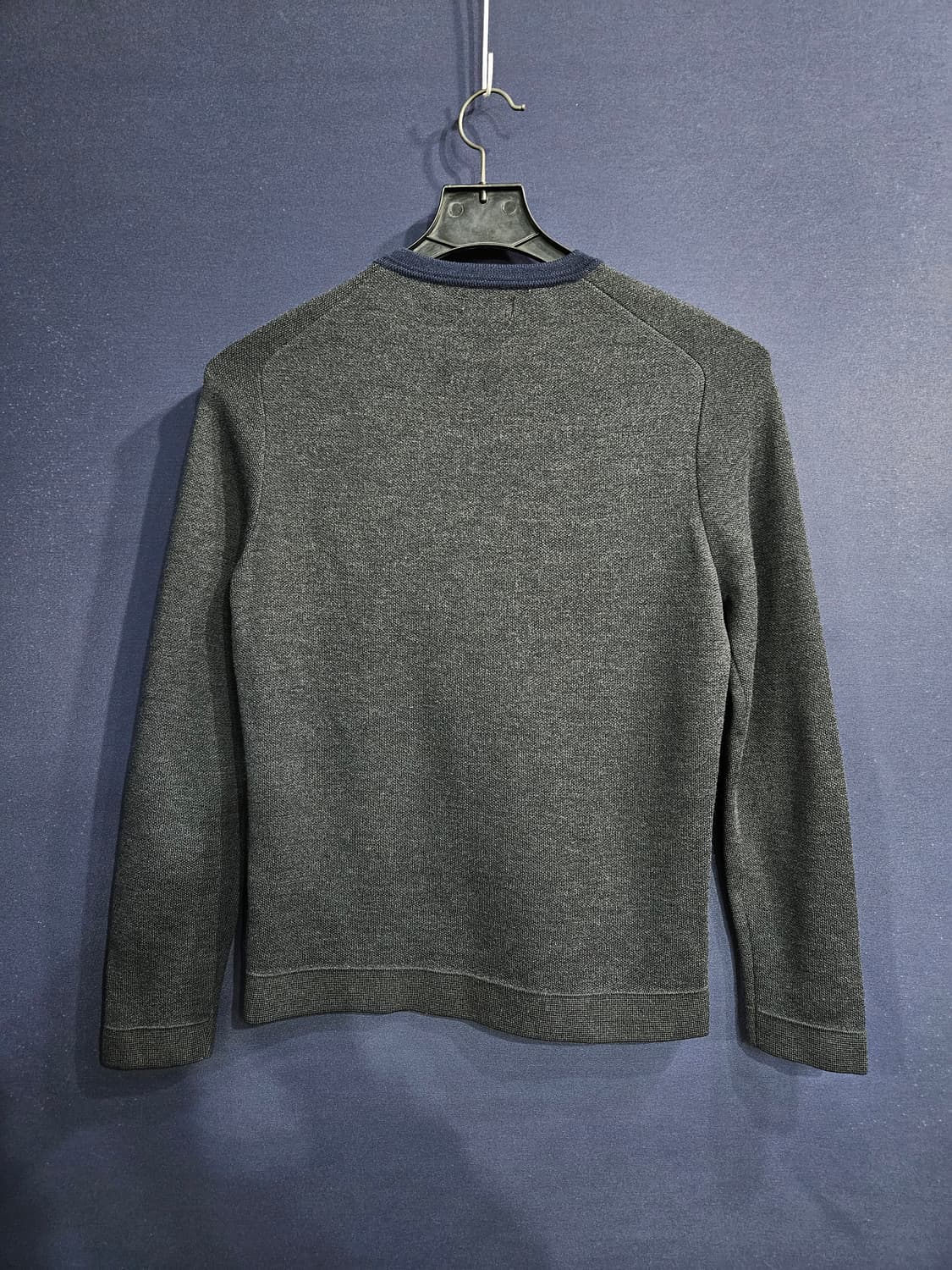 타임옴므 다크그레이컬러 남성 슬림핏 95 니트  상품이미지2