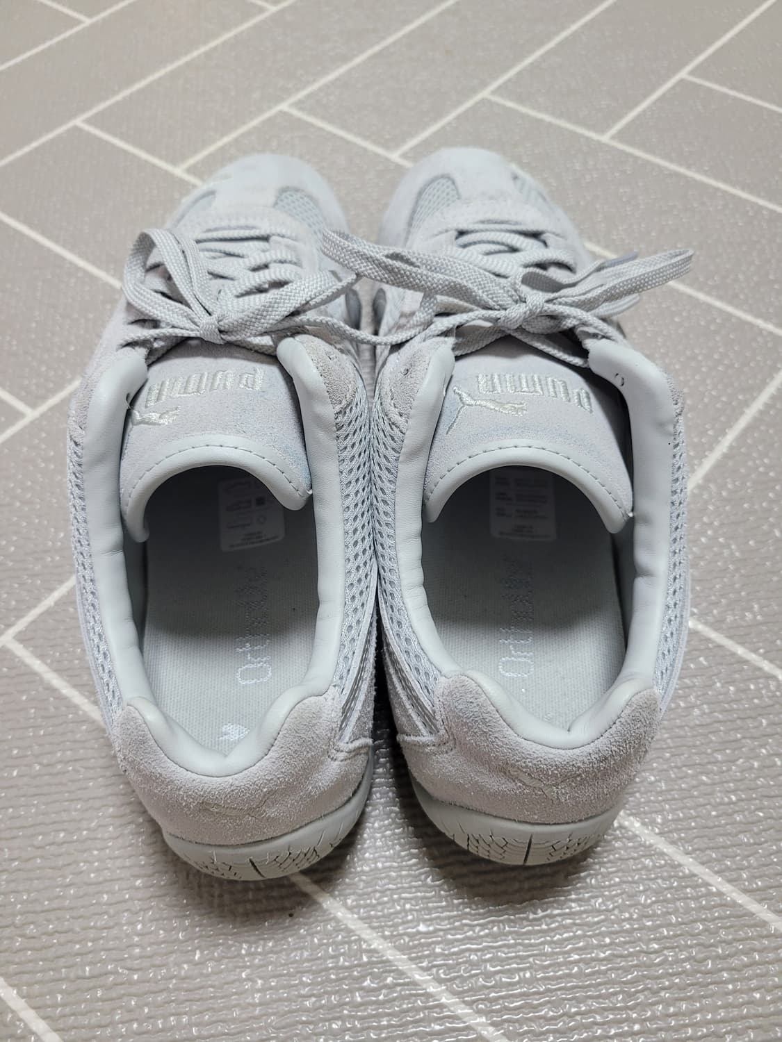 2회착) 푸마 스피드캣 프리미엄 라이트그레이 실버 275 상품이미지4