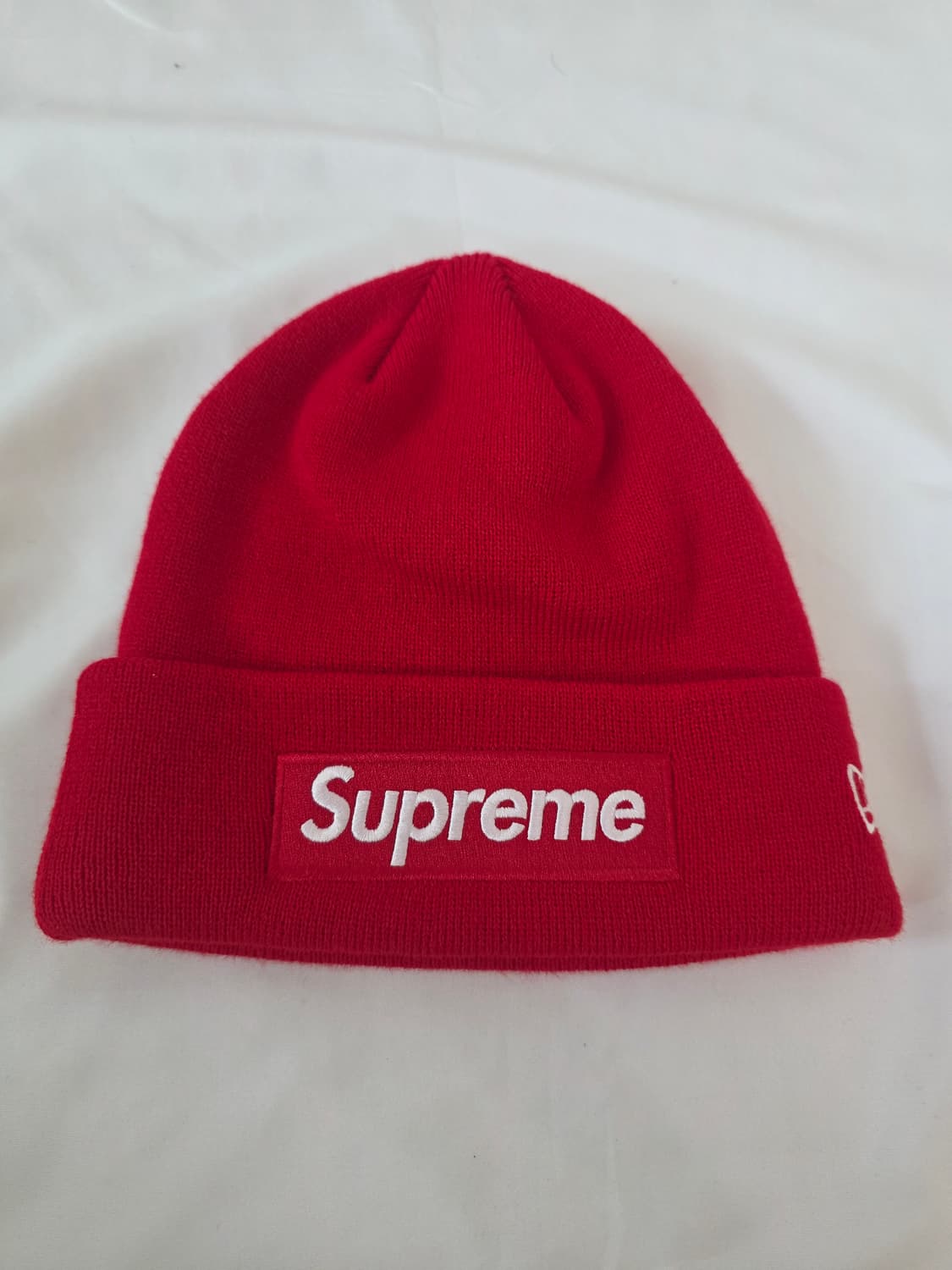슈프림 뉴에라 박스로고 비니 레드 상품이미지1