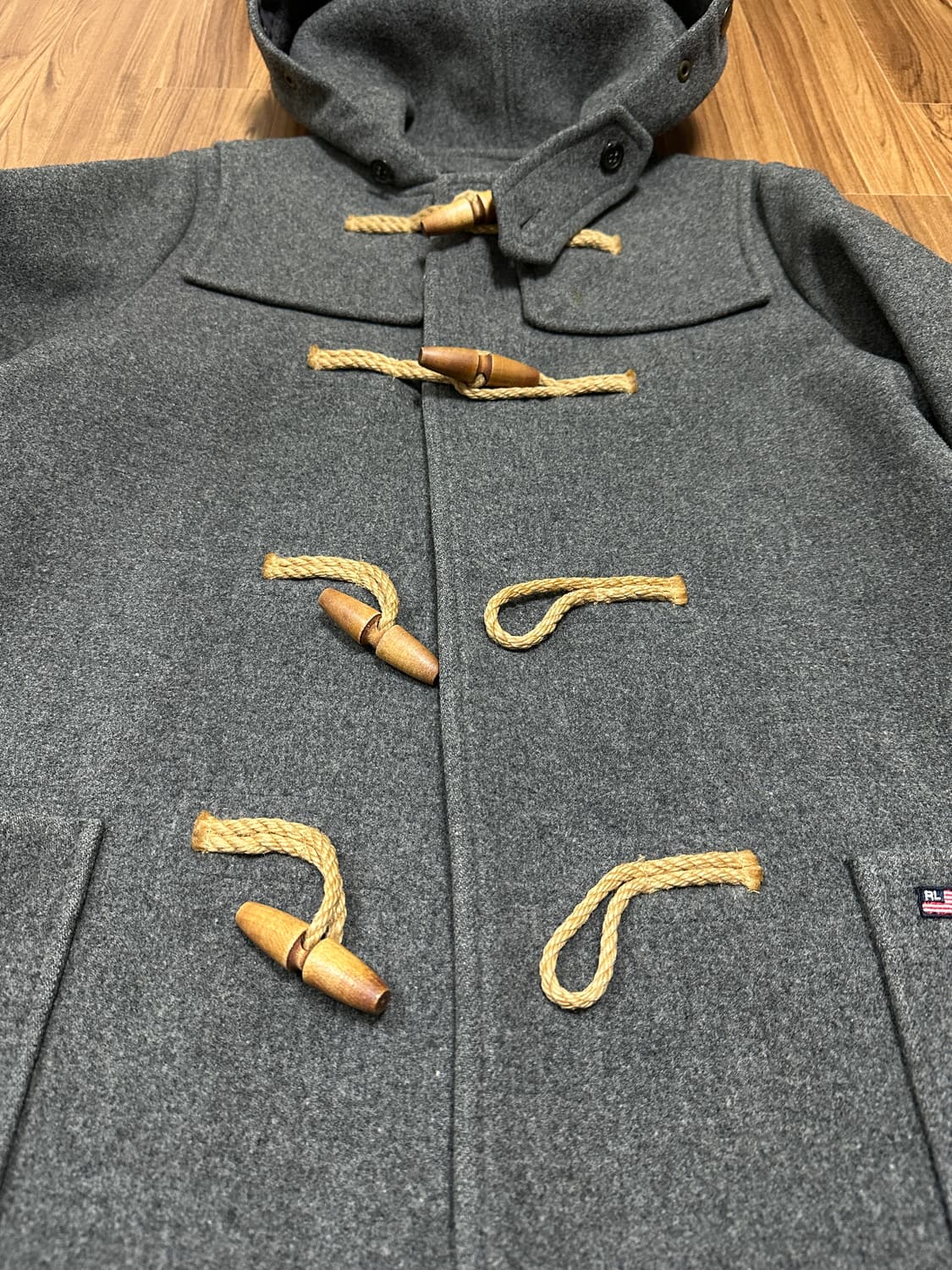 폴로진스 울 더플코트 그레이(여성 M) 상품이미지9