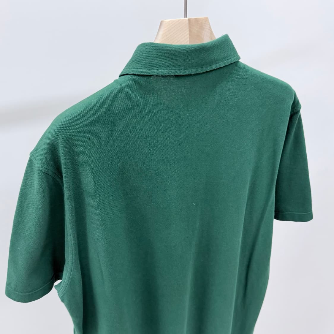 [S+급/XL] 로로피아나 코튼 폴로 반팔 카라티 그린 상품이미지5