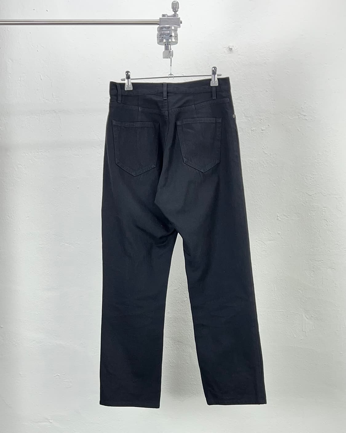 오라리 블랙 바스트 컷 릴렉스 코튼 팬츠 상품이미지6