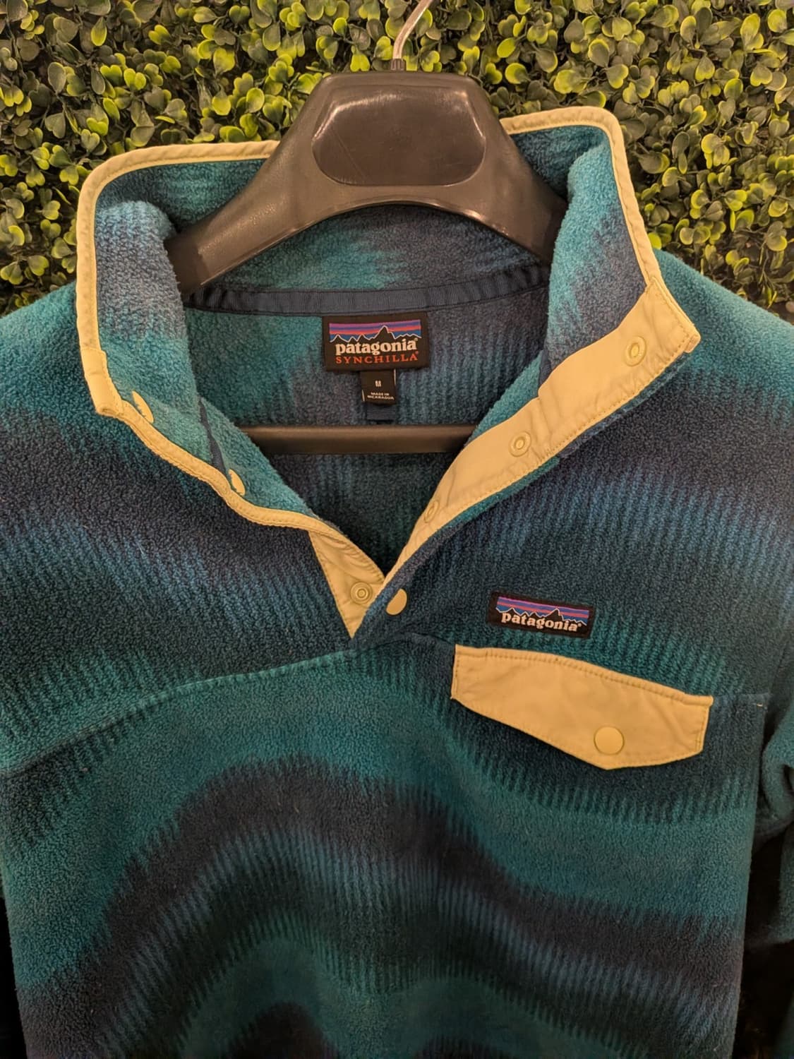 13FW 파타고니아 신칠라 스냅-T 블루그라데이션/베이지 상품이미지2