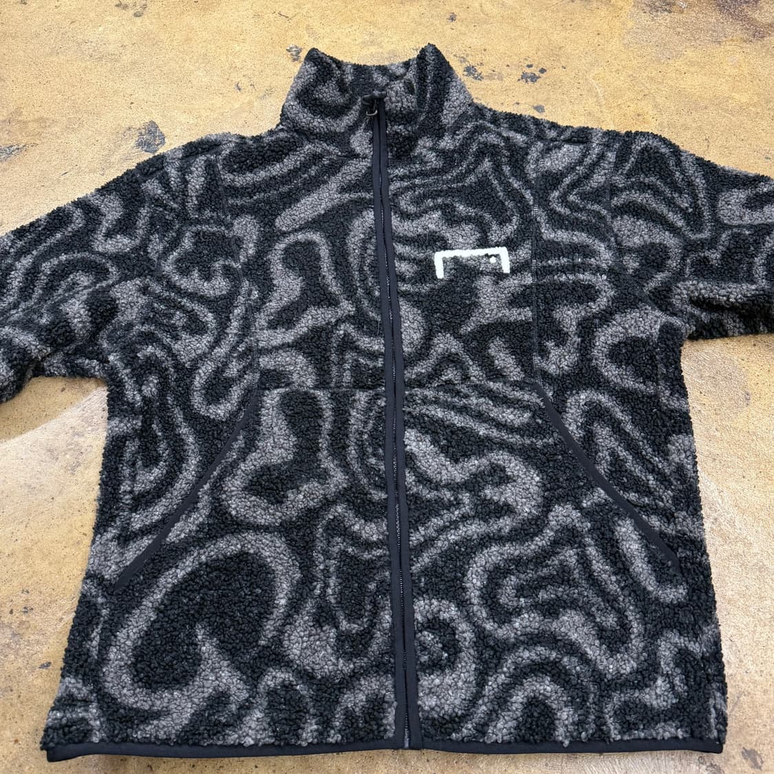 [정품/XS] 골스튜디오 패턴 플리스 집업 b8 상품이미지3