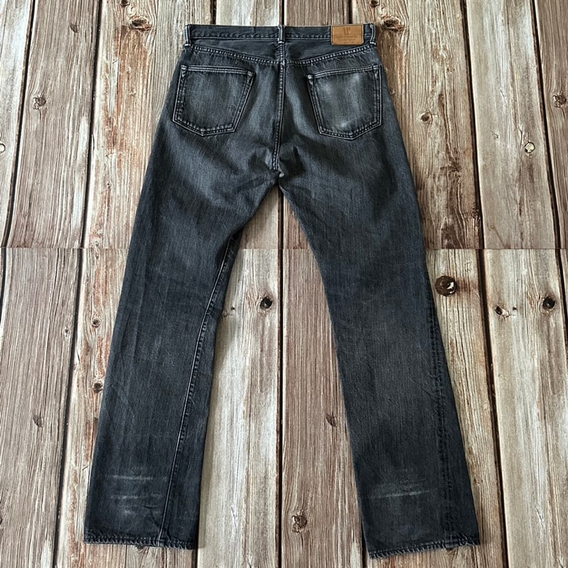 웨어하우스 Lot.800 논셀비지 블랙 데님 팬츠 33 사이즈 상품이미지3