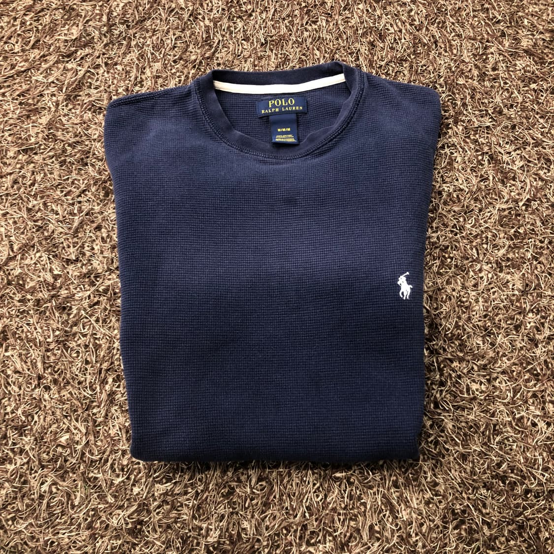 M 폴로 랄프로렌 와플 롱슬리브 긴팔티 상품이미지1