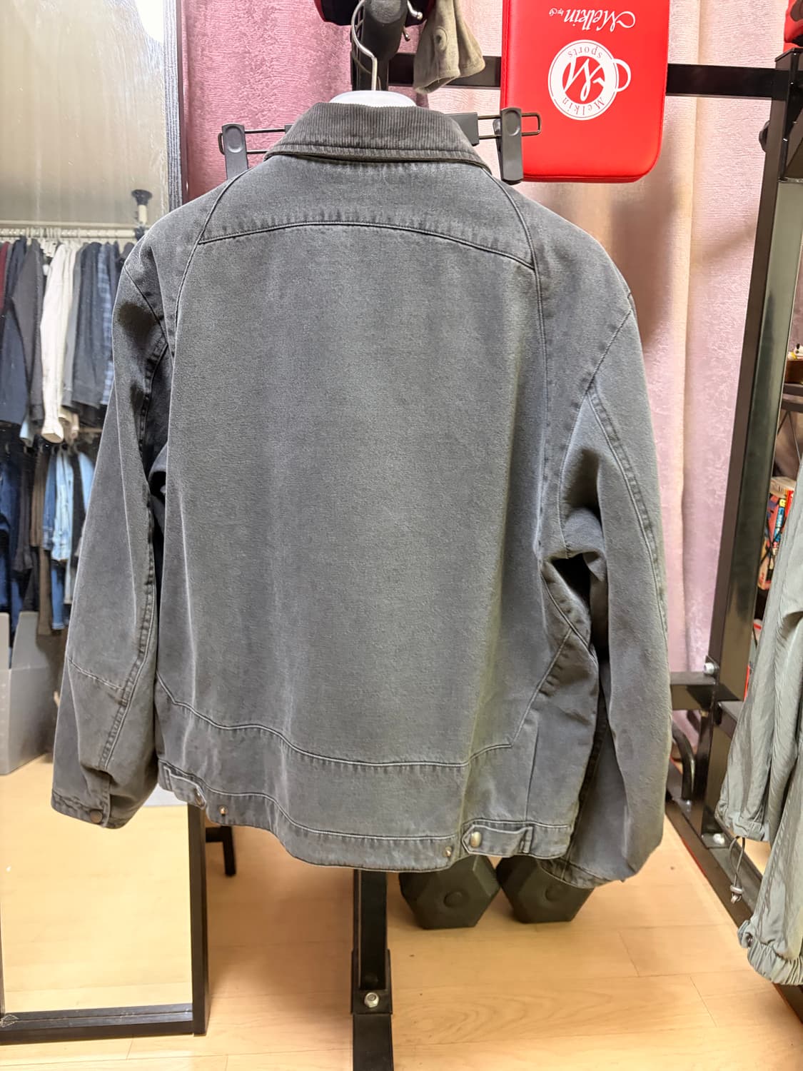 해칭룸 데님 워크자켓 블루 3사이즈 상품이미지2