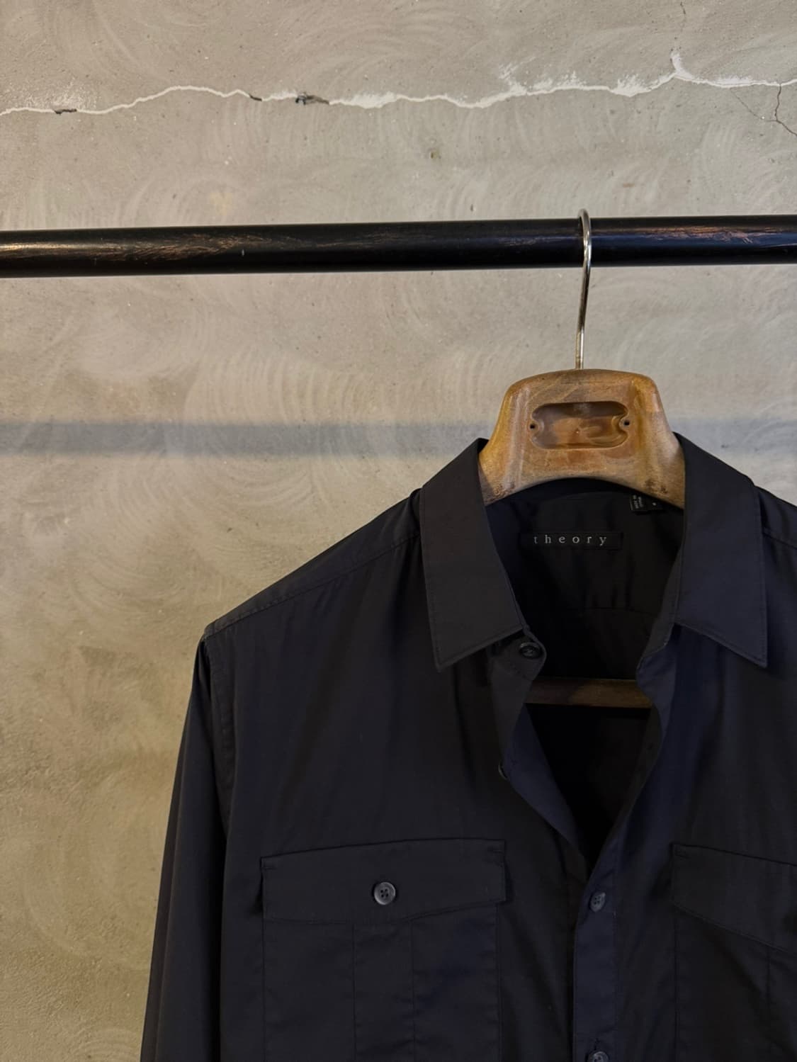 띠어리 유틸리티 셔츠 슬림100 상품이미지2