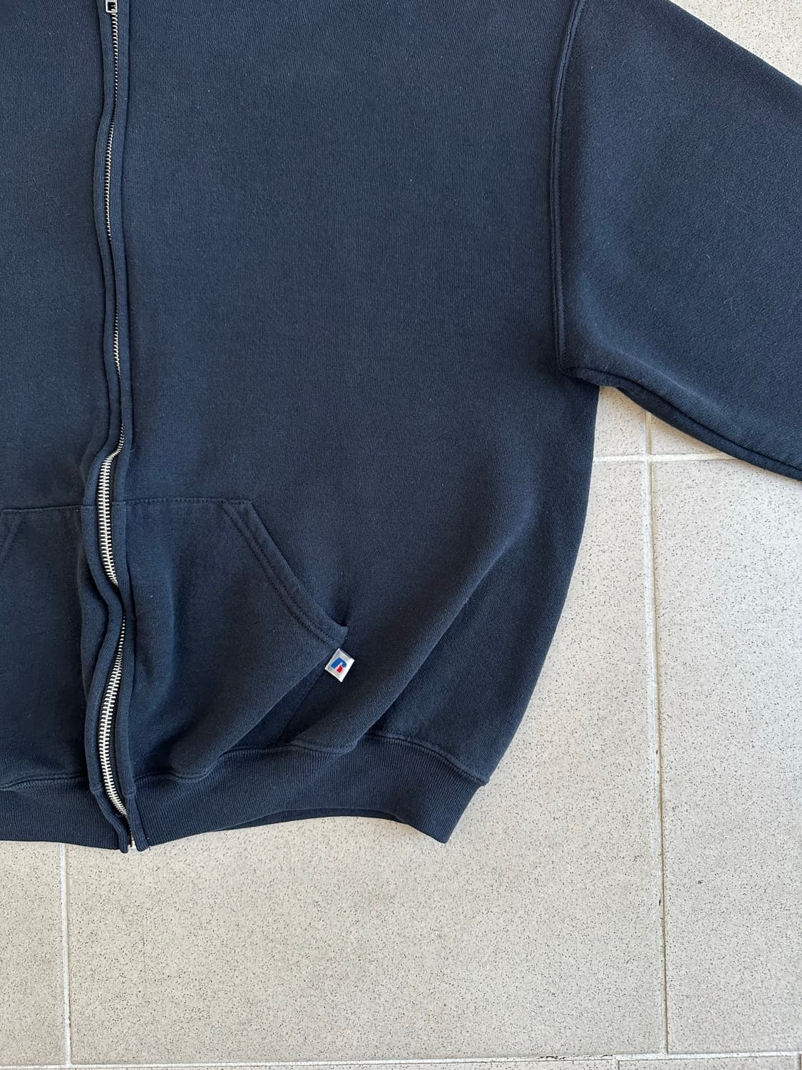 00s 빈티지 러셀 후드집업 블랙 L 상품이미지3