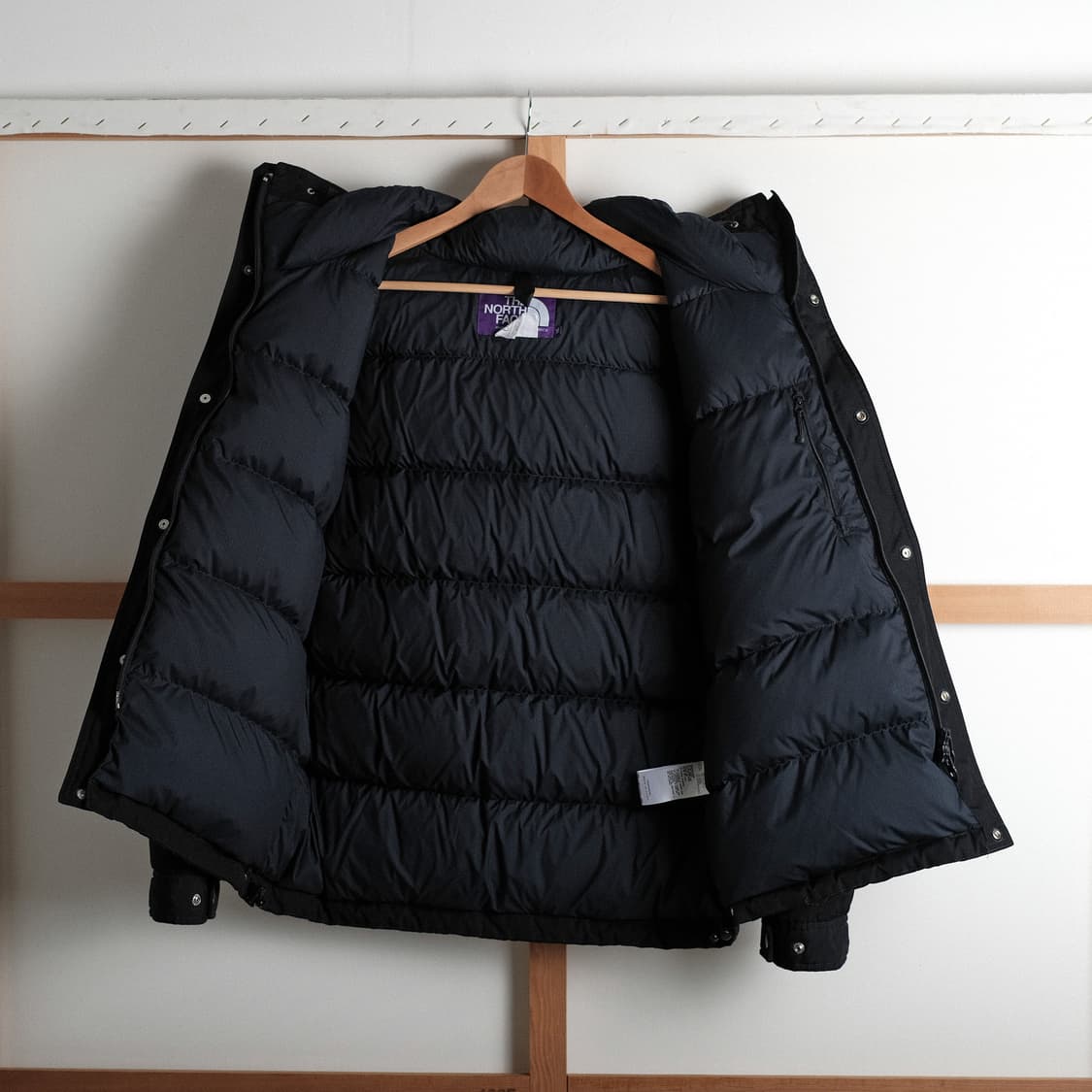 노스페이스 퍼플라벨 마운틴 숏 다운 자켓 블랙 XL사이즈 상품이미지9