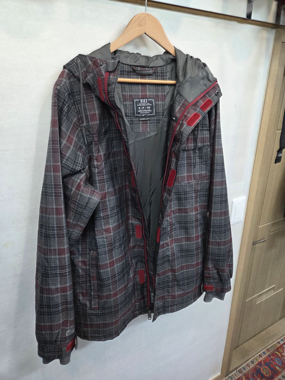 나이키 스톰핏 체크 보드 후디자켓 sp m 상품이미지7