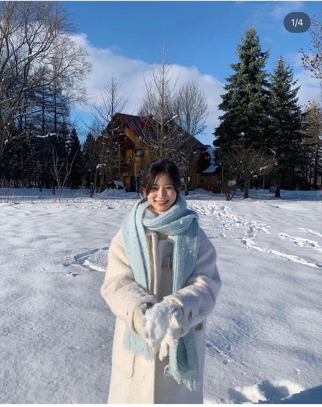 윤슬샵 더플코트 아이보리 화이트 떡볶이코트 상품이미지1