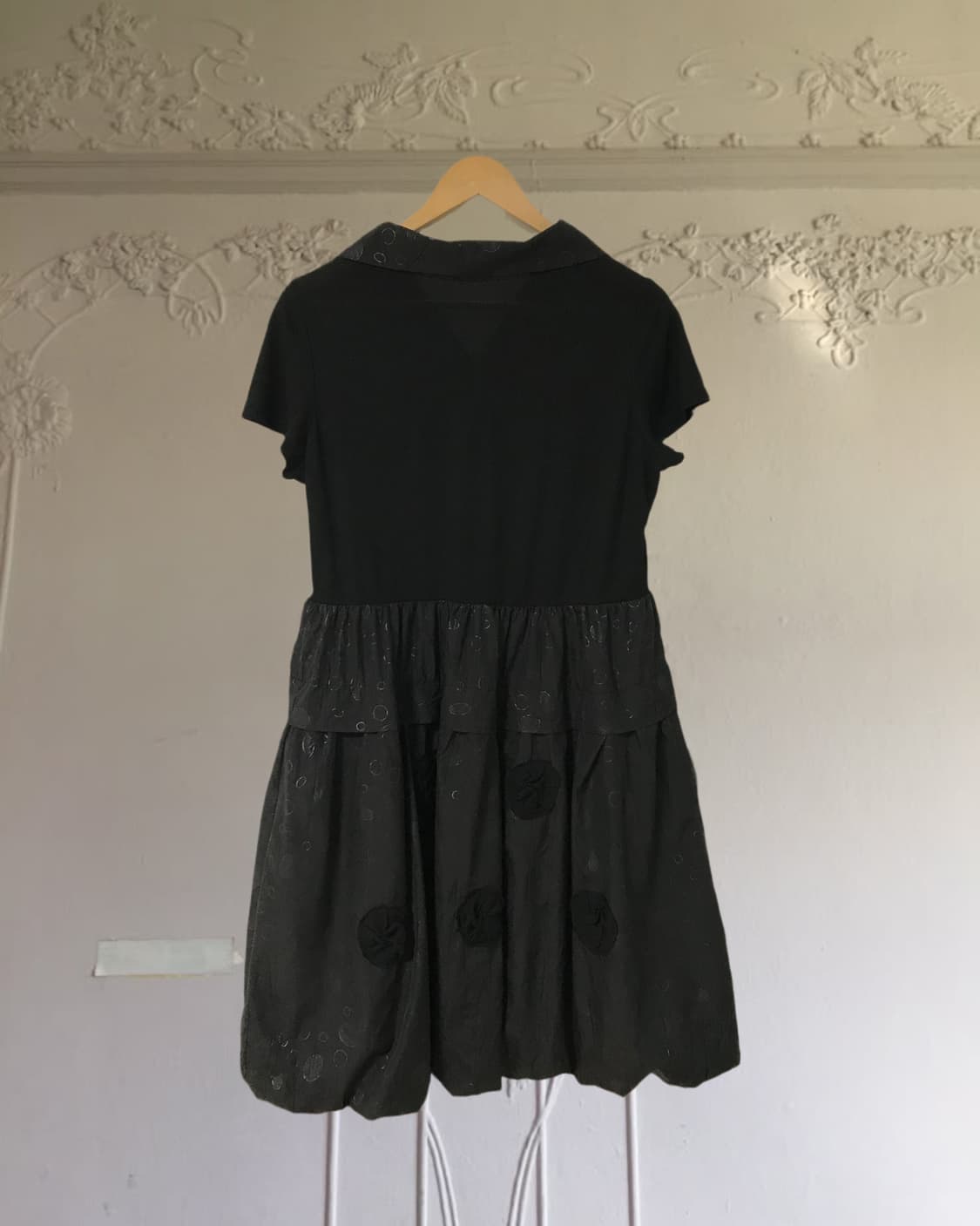 vintage pattern balloon one-piece 상품이미지7