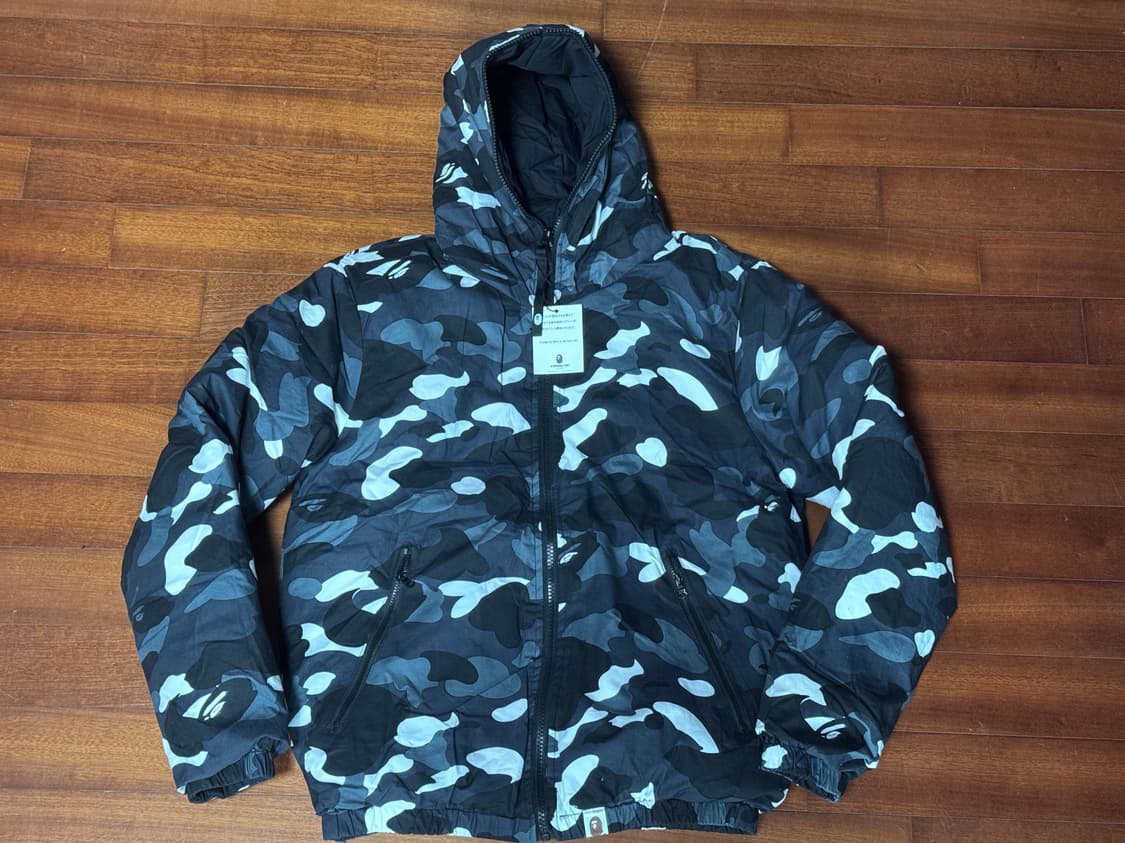 베이프 리버시블 패딩 새상품 상품이미지1