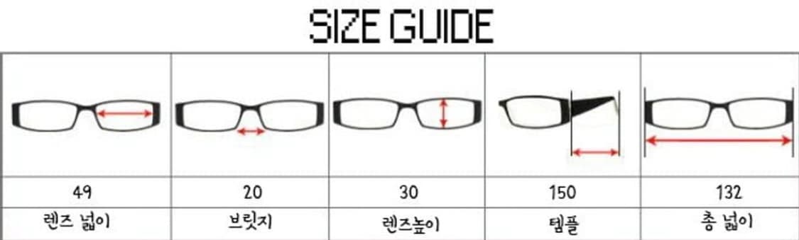 90s PARIM 골드 슬림스퀘어 빈티지 데드스탁 안경 상품이미지7