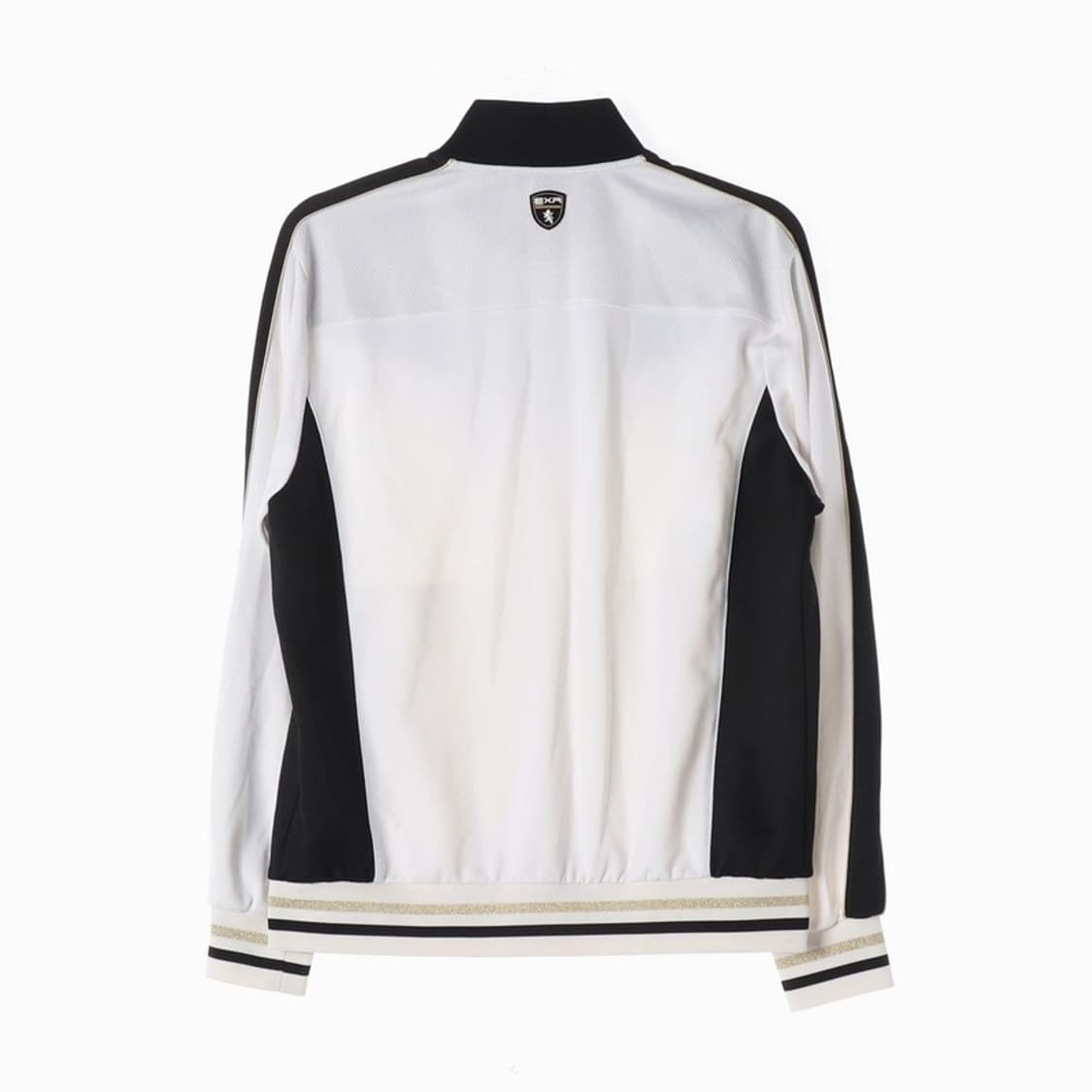 EXR 블랙 화이트 배색 짚업 트랙탑 L 상품이미지2