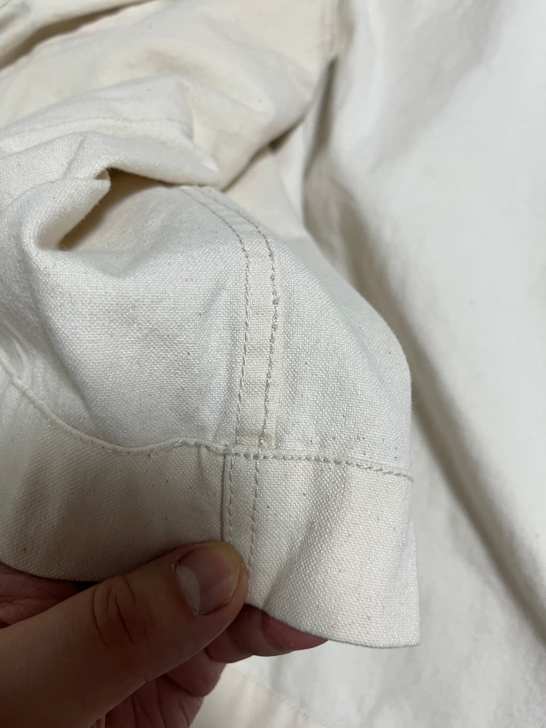 [OS] ISSUE THINGS 이슈띵스 Type 01 워크자켓 크림 상품이미지9