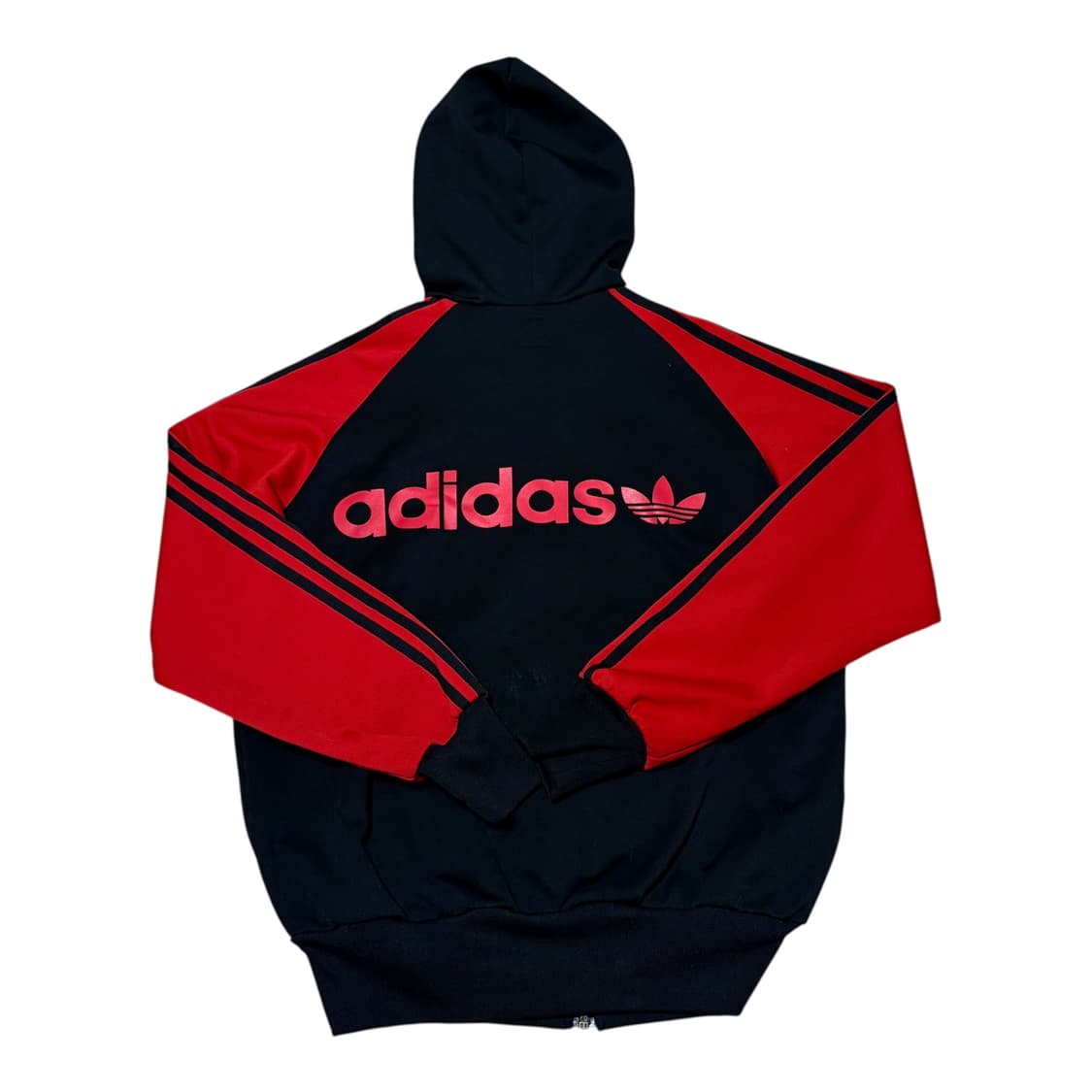 대장급)아디다스 00s 올드스쿨 검/빨 빅로고 후디 져지 상품이미지2