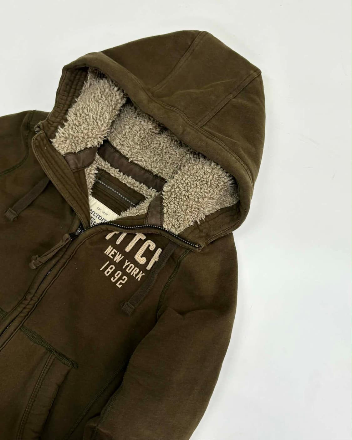 [S] 아베크롬비 y2k 올드스쿨 울프죠 자켓 후드집업 상품이미지3