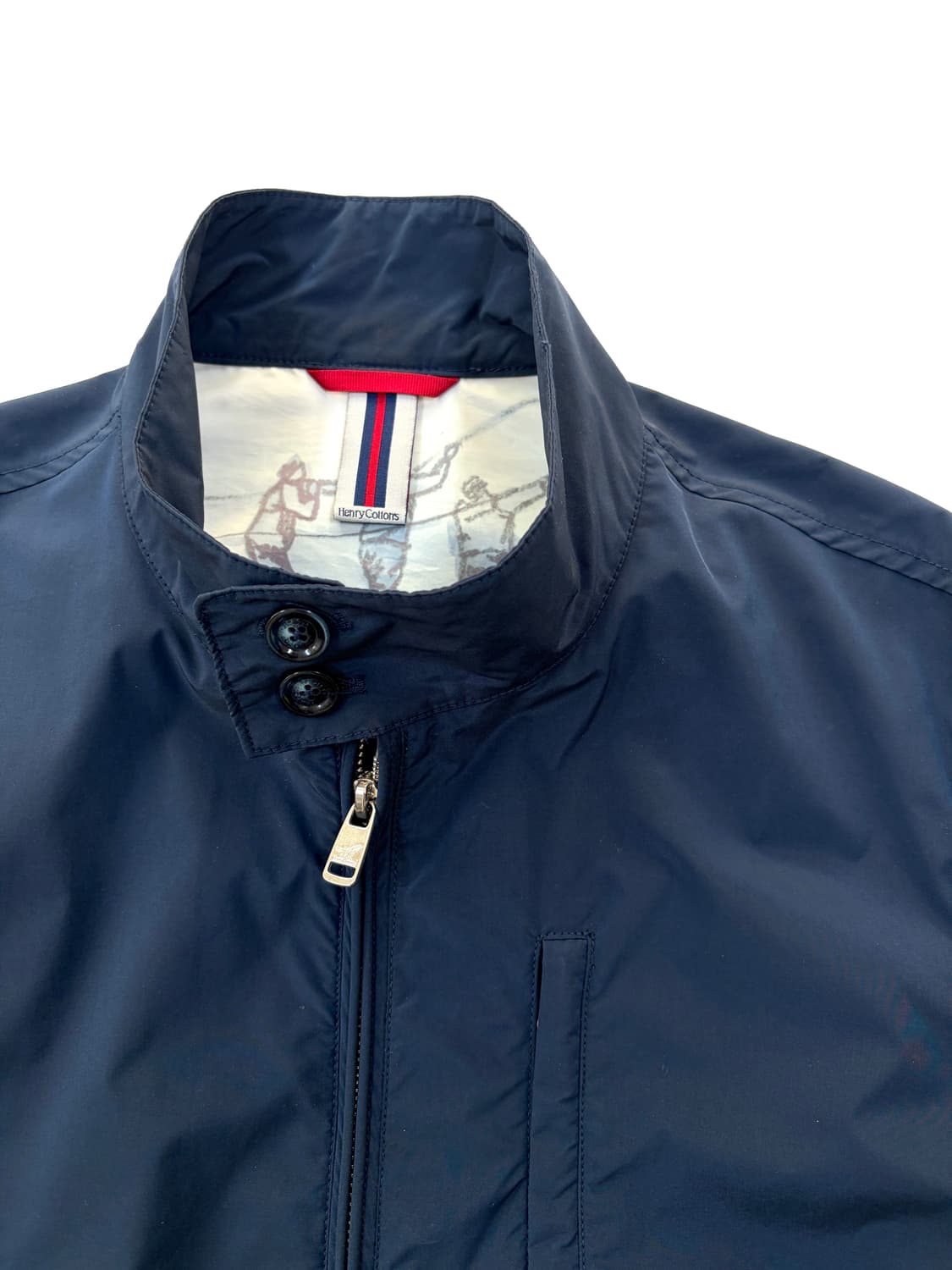 Henry Cottons 네이비 경량 집업 자켓 상품이미지2