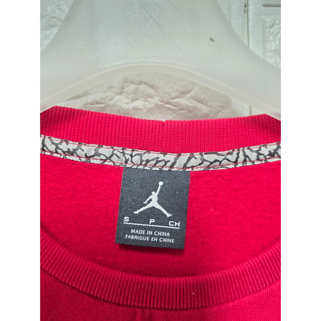 택포_ 나이키 조던 레드 점프맨 맨투맨 S 상품이미지2