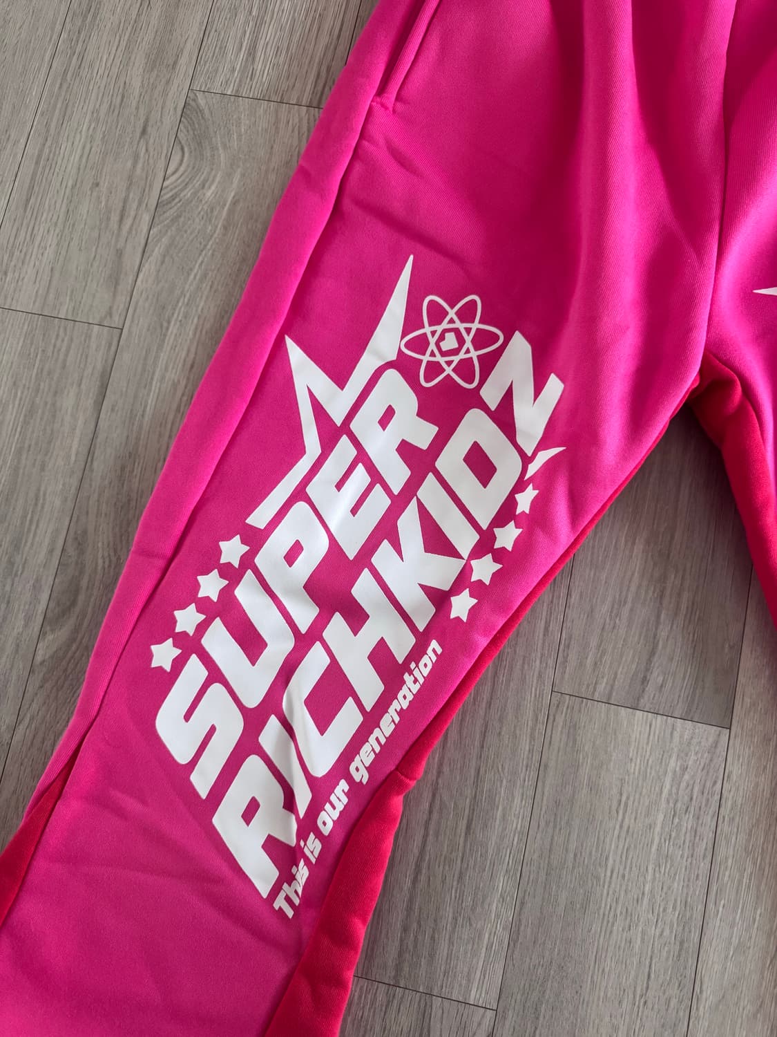  오피움 리치키드 핑크 트랙팬츠 상품이미지3