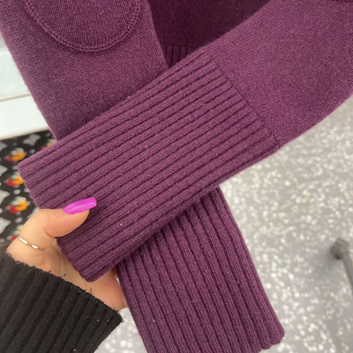 폴로 랄프로렌 빈티지 90's 램스울 캐시미어 가디건 S C07291 상품이미지6