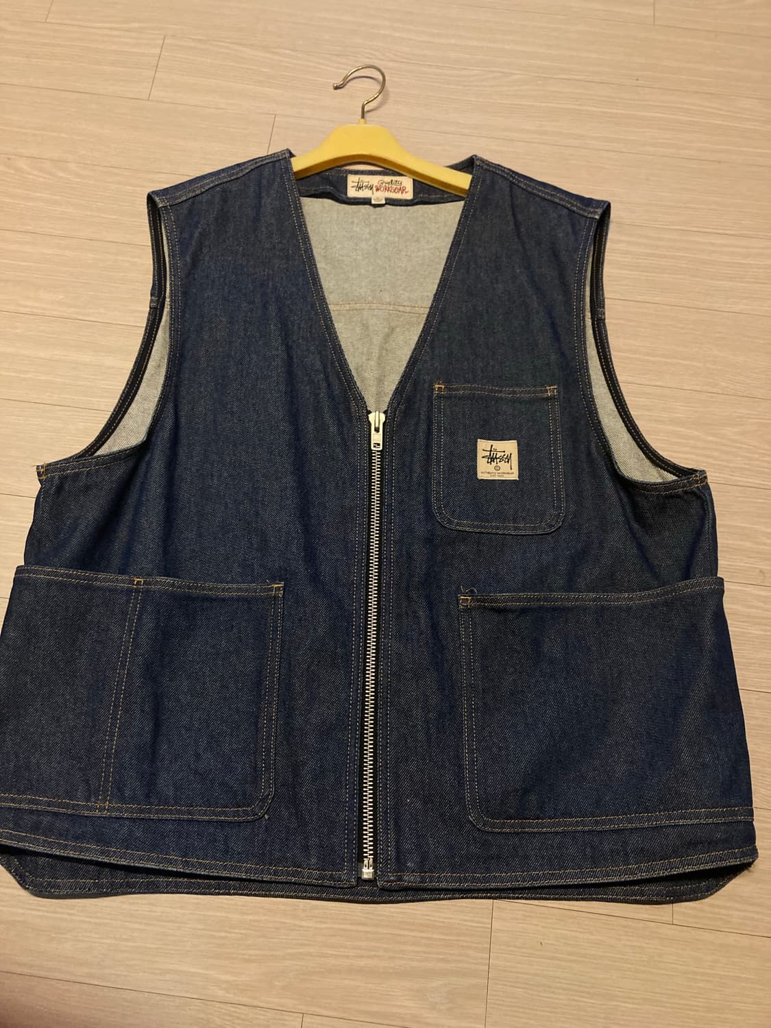 스투시 데님 워크 베스트 상품이미지1