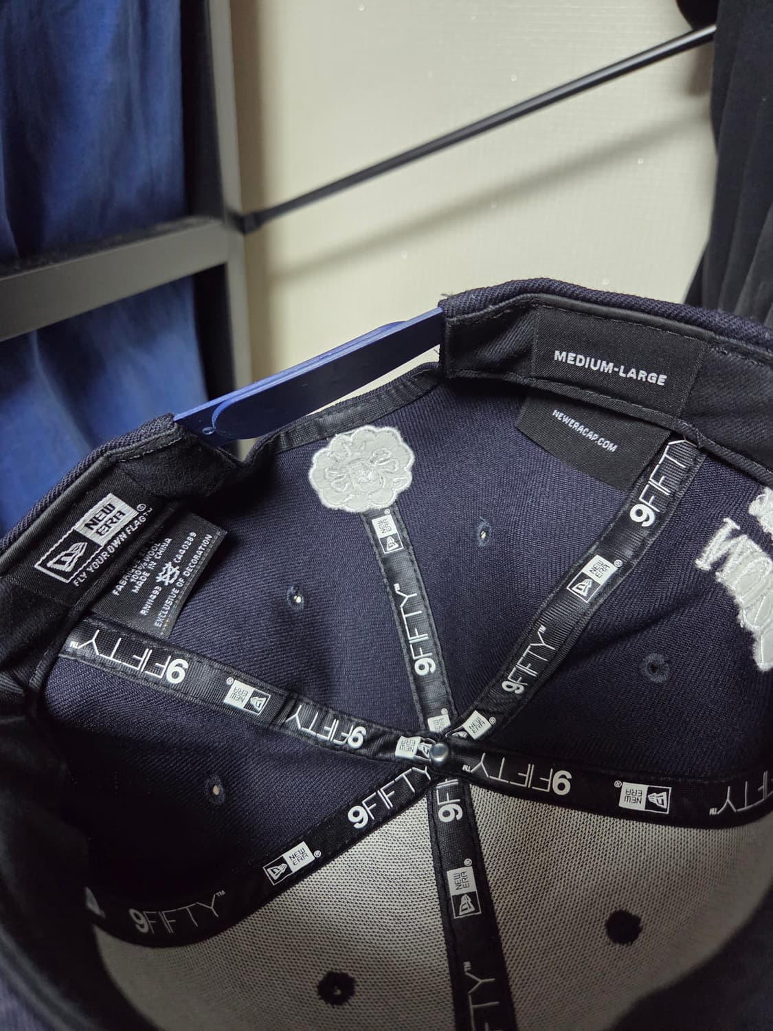 [ML] 뉴에라 무한도전 무한상사 한정판 스냅백 네이비 M-L 상품이미지6