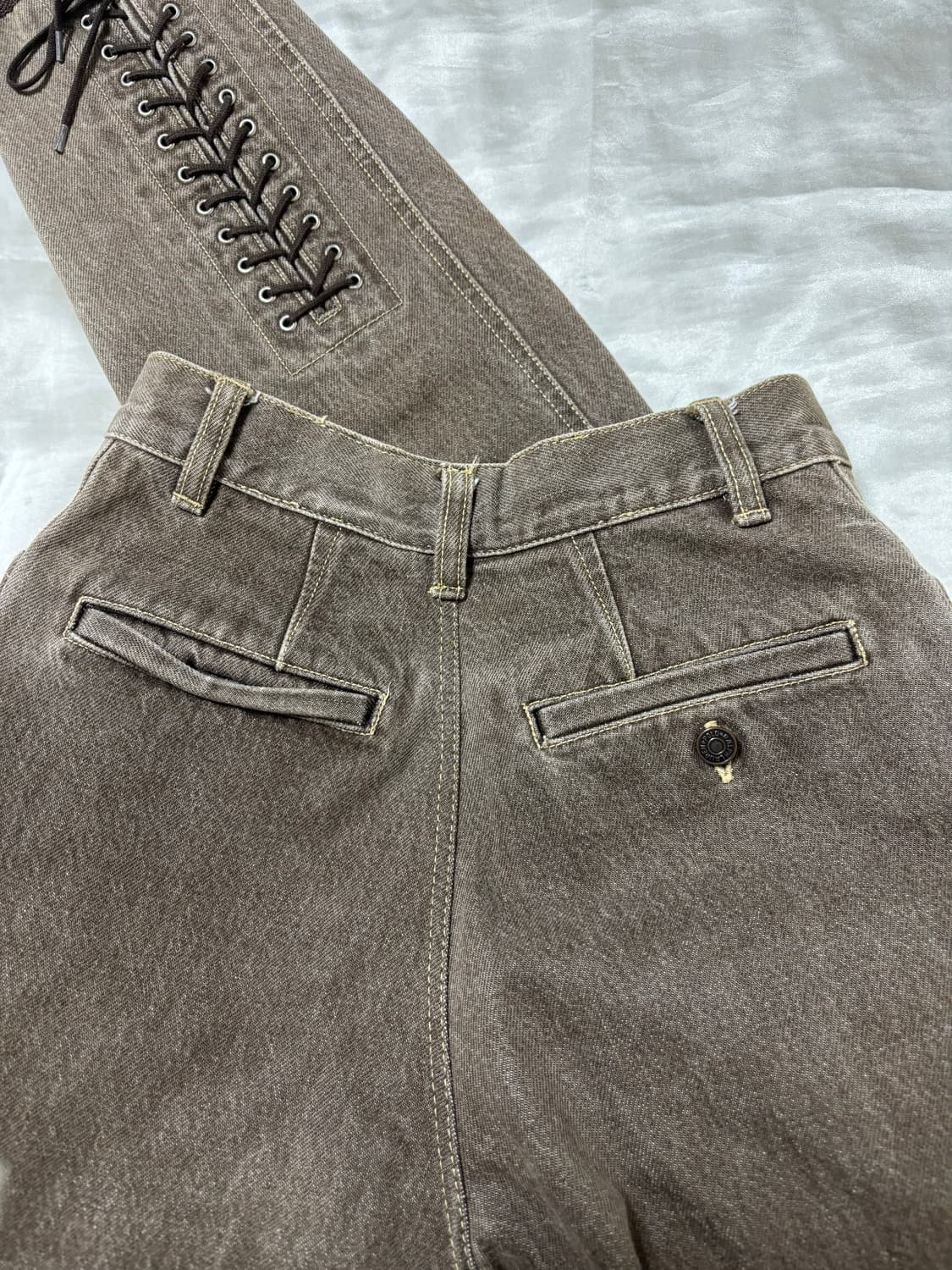 랄프로렌 컨트리(RRL) 레이스업 데님 상품이미지4