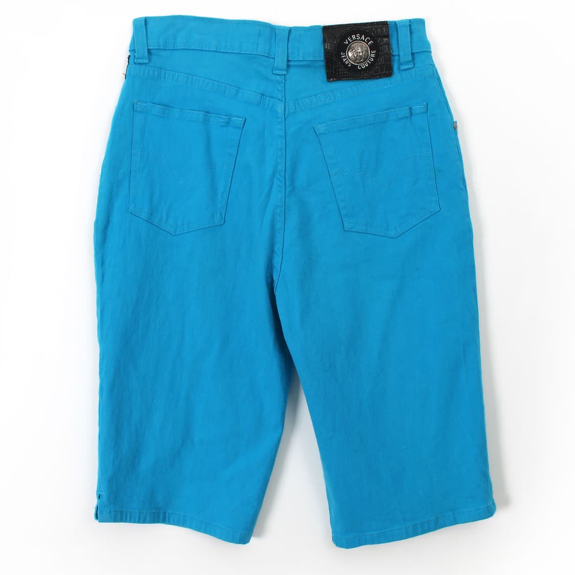 베르사체 VERSACE 빈티지 블루 데님 5부 반바지 상품이미지1