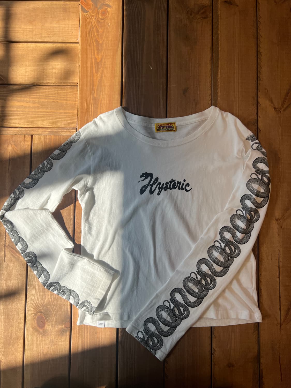 히스테릭 글래머 스네이크 롱슬리브 상품이미지5