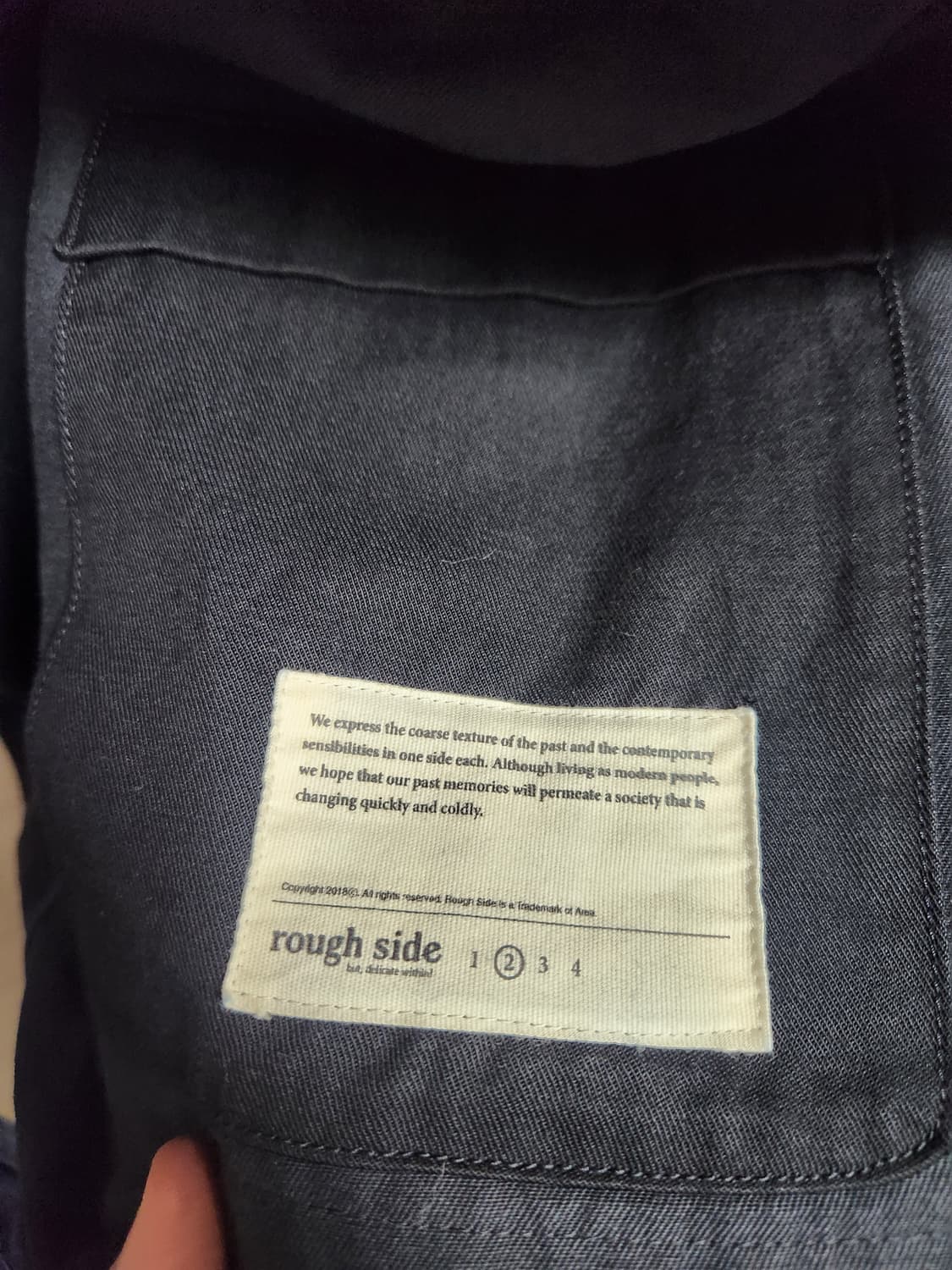 러프사이드 컴포트 자켓 2사이즈 네이비 상품이미지2