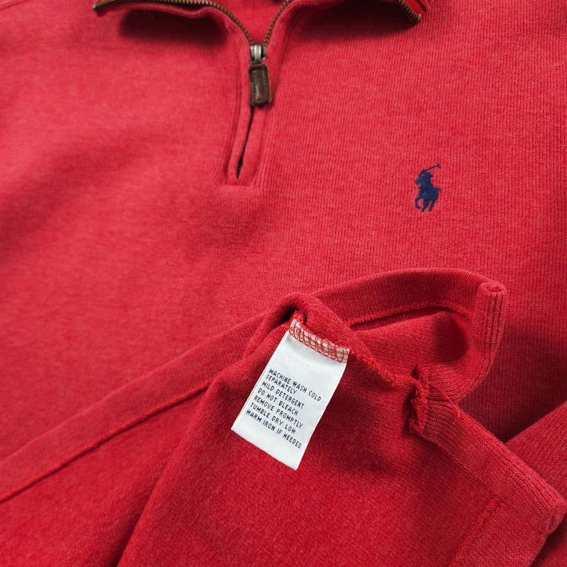 L(100) 폴로 랄프로렌 반집업 니트 상품이미지5