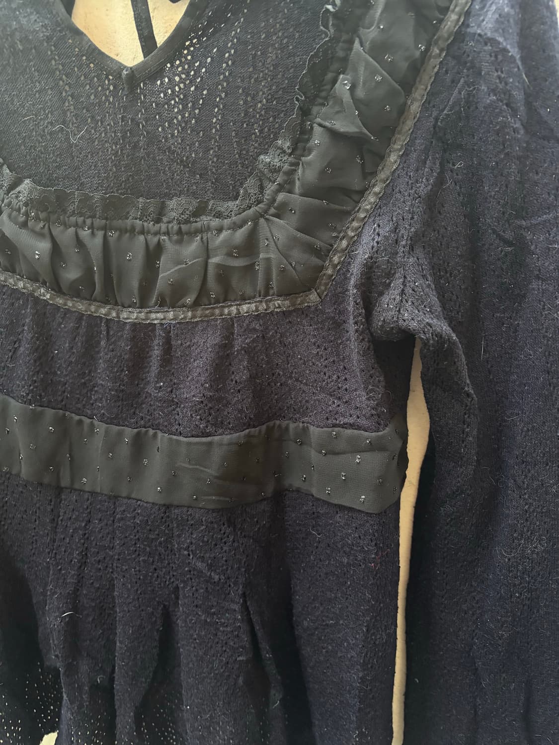 레이스 디테일 블라우스 상품이미지2