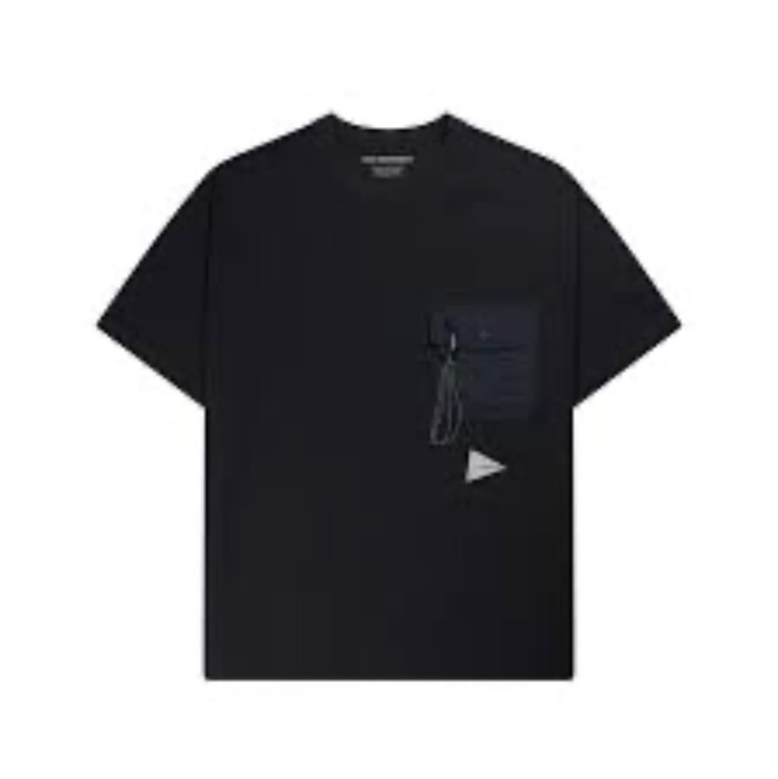 앤드 원더 080 포켓 티 블랙 - 26SS 상품이미지1