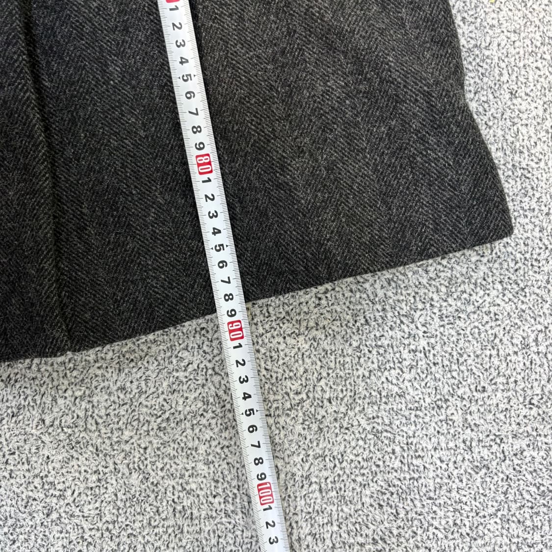 90 빈폴 여성 울 헤링본 코트 0401J 상품이미지6