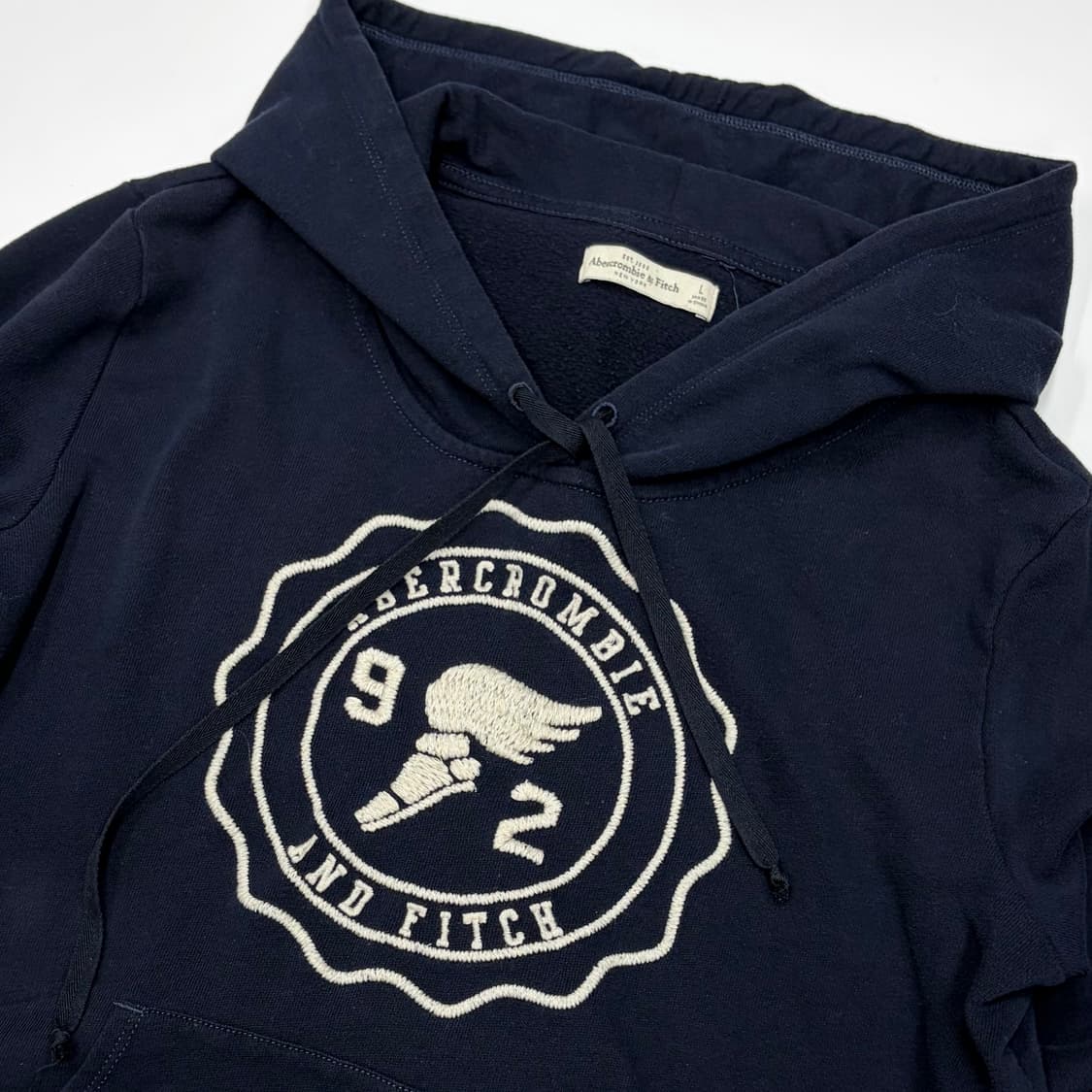 Abecrombie 아베크롬비 네이비 후드티 L 상품이미지2