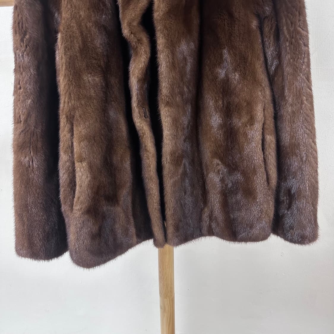 에소지아 브라운 NAFA 밍크 코트 자켓 (66) J28 상품이미지3