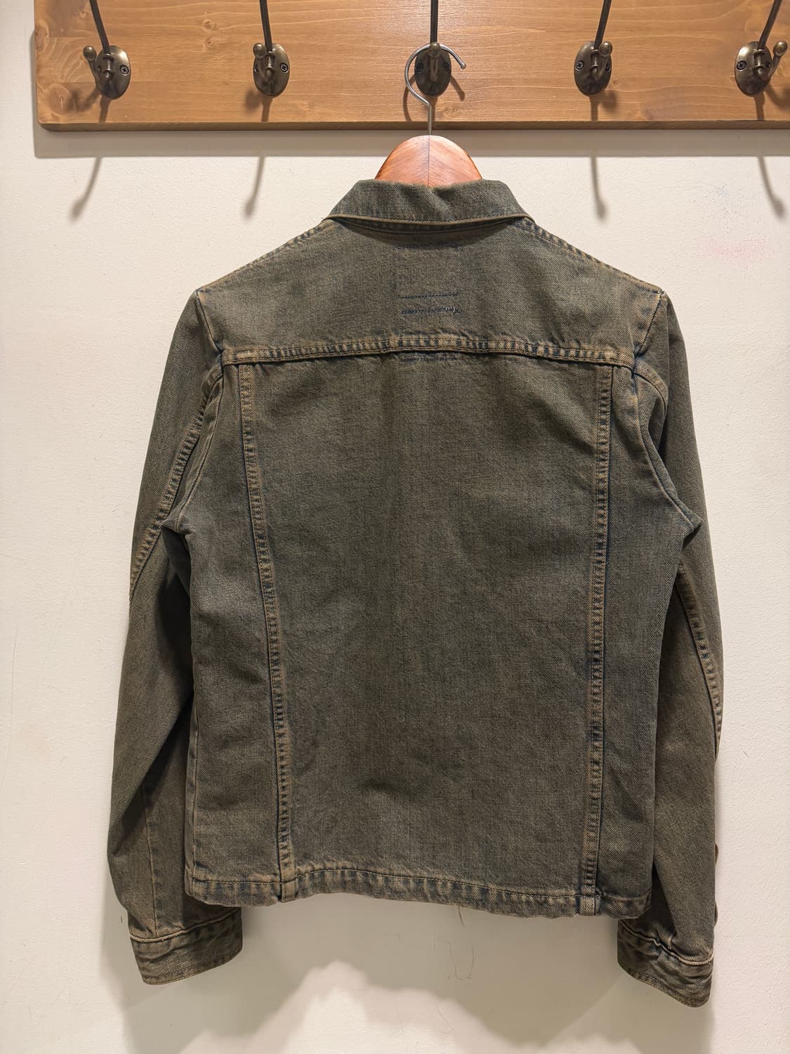 헬무트랭 90s stained 데님 자켓 상품이미지5