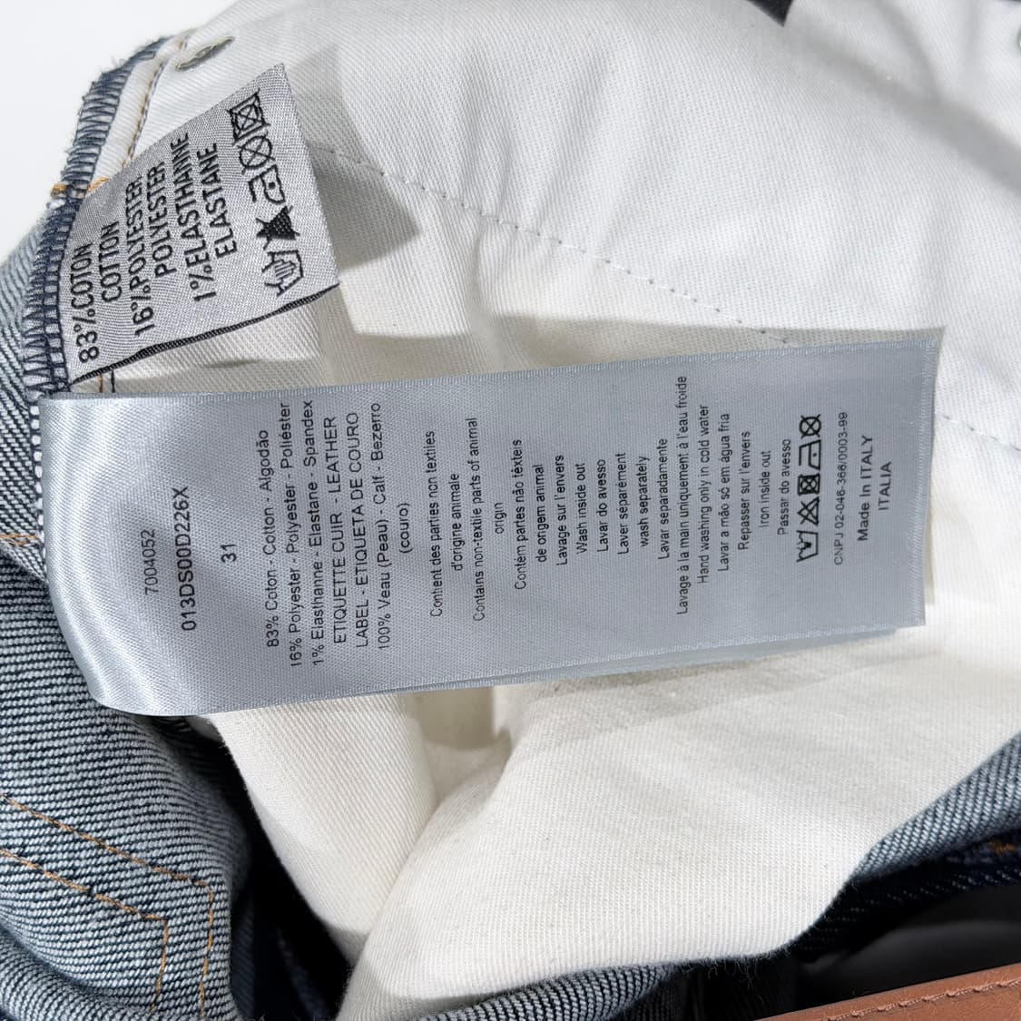 (S+/50/48) / 르메르 신형 롱슬리브 버튼 데님 자켓 셋업 상품이미지10