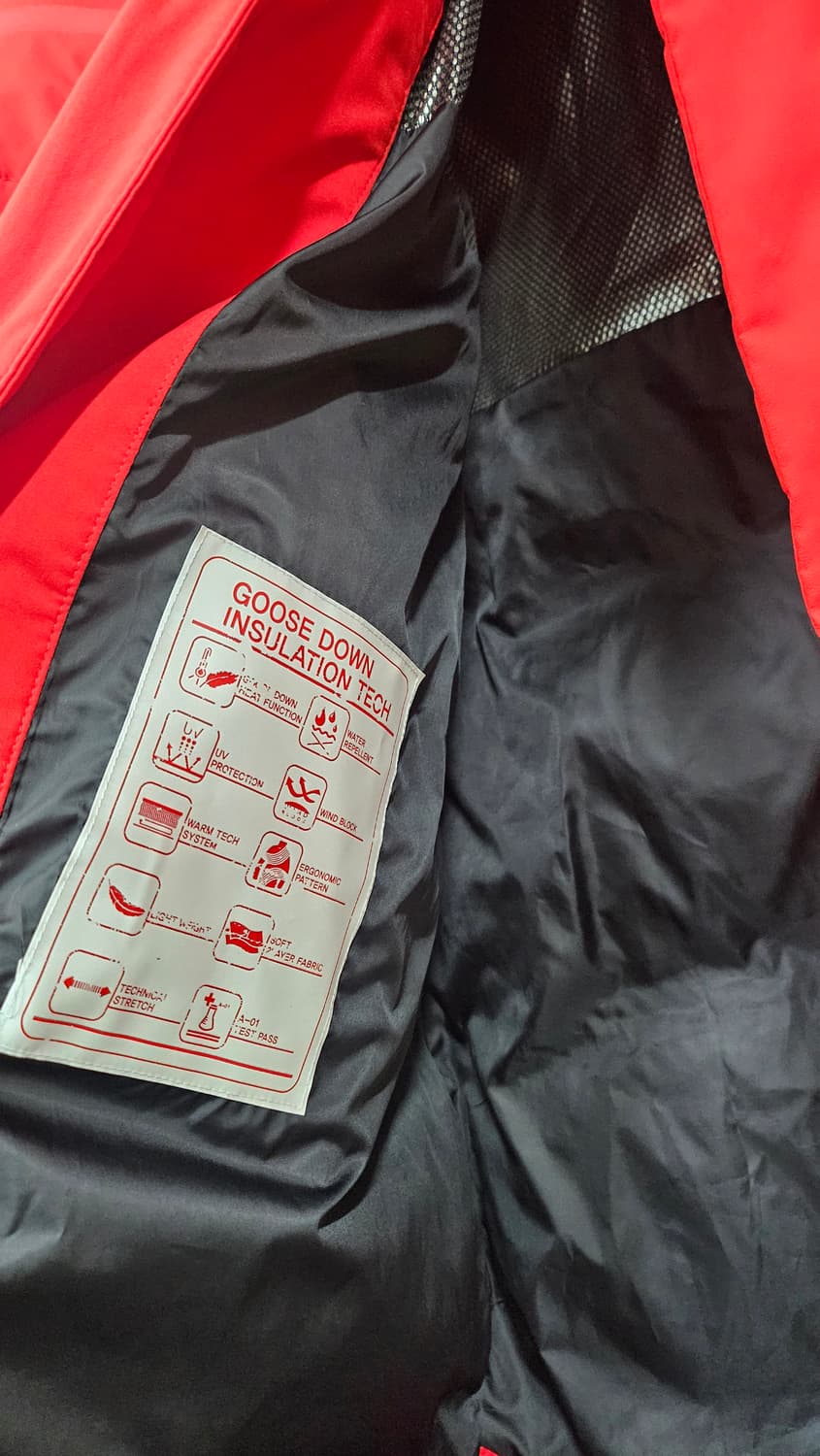 256  아디다스 레드남성 롱패딩  95 상품이미지10