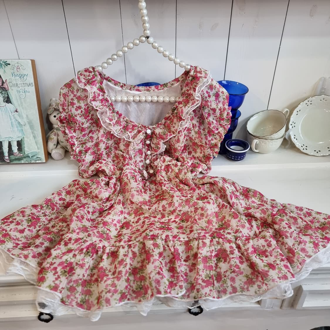 플로럴 프릴 튜닉 원피스 상품이미지5