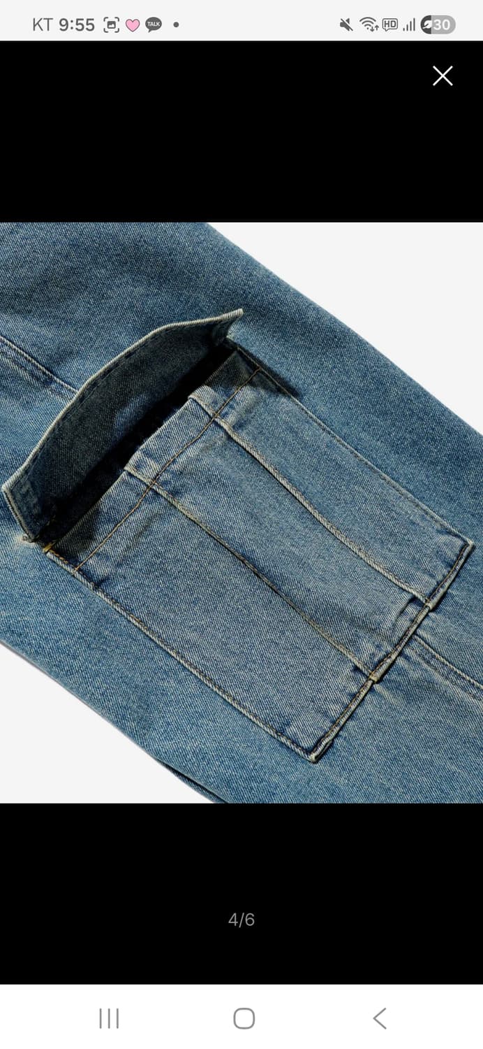 가까이 유니언즈 와이드 데님 카고팬츠 빈티지블루
판매합니다. 상품이미지3