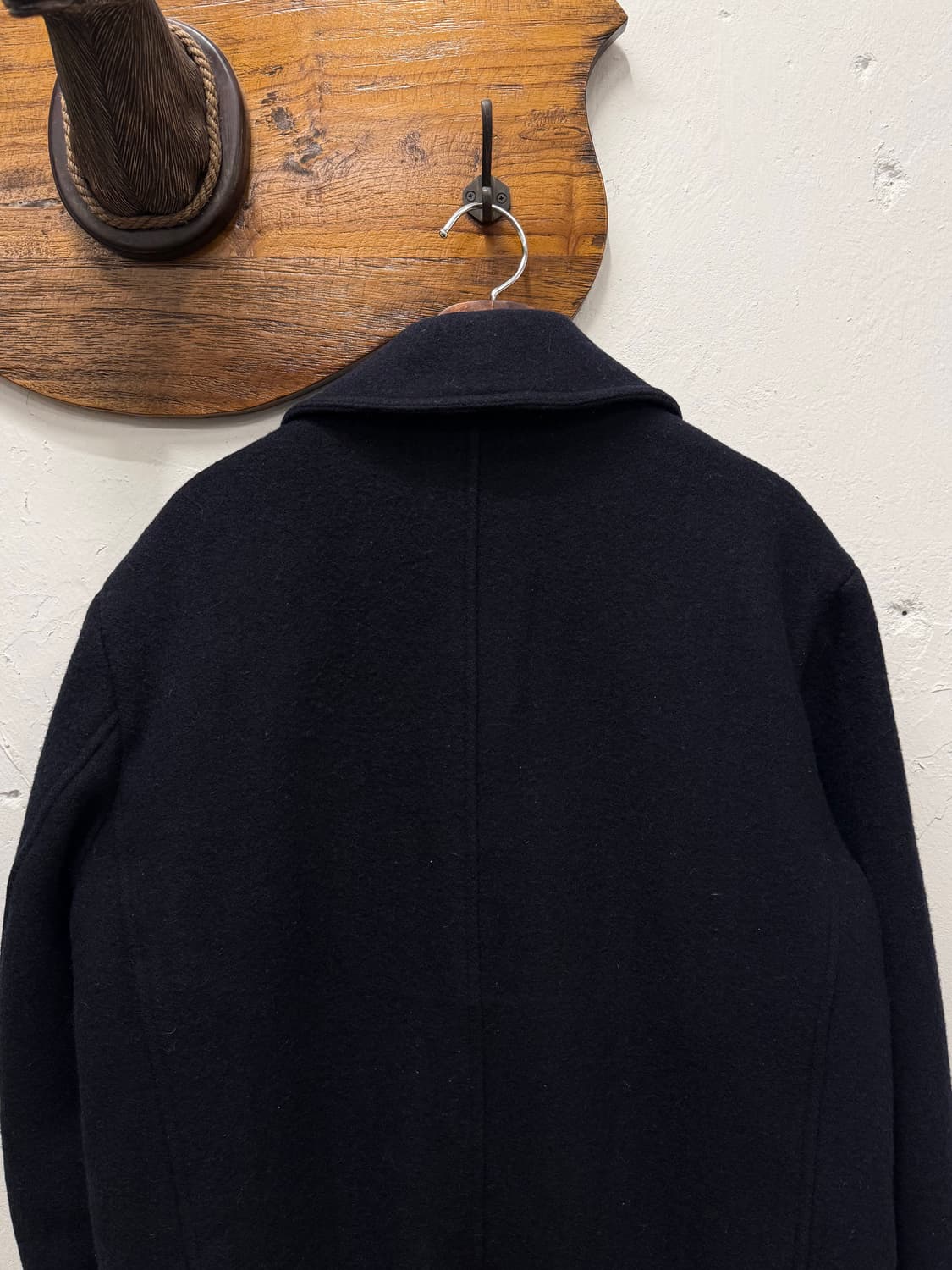 L) HOUSTON Wool Blend Pea Coat 상품이미지5