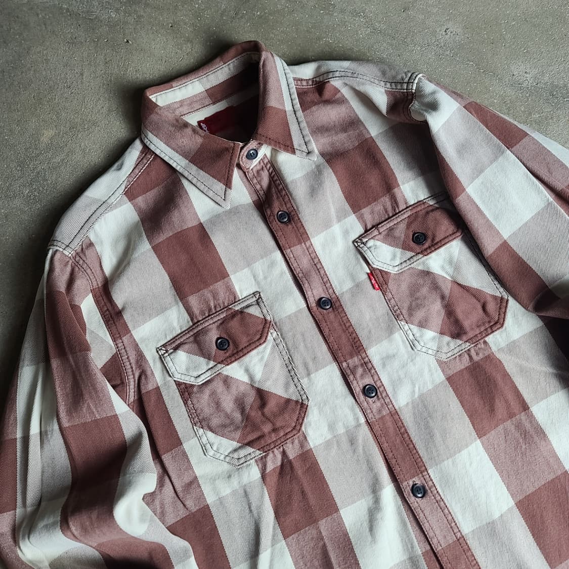 리바이스 레드탭 웨스턴 체크셔츠 상품이미지3